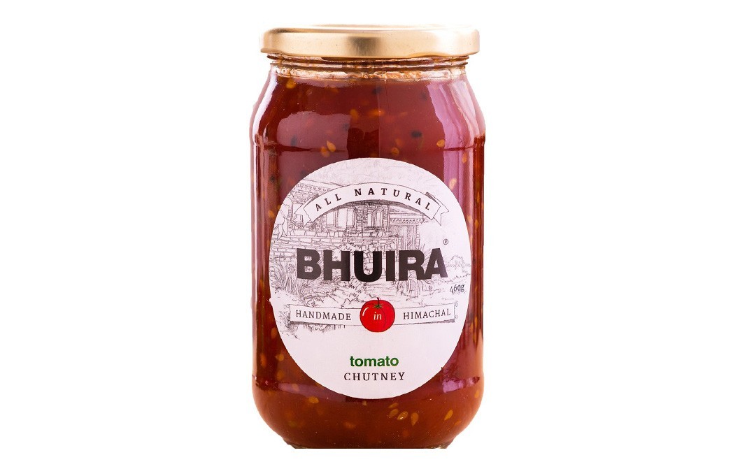 Bhuira Tomato Chutney    Glass Jar  460 grams